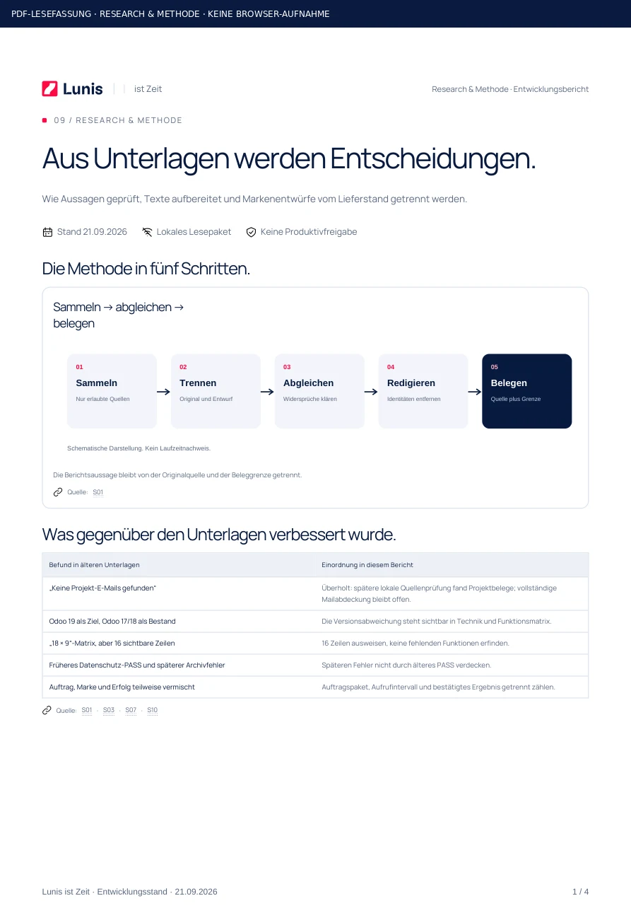 Research & Methode